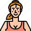 avatar, caucasian, female, girl, user, woman 