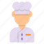 avatar, man, restaurant, chef, male, bakery 