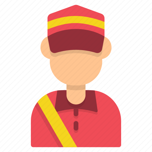 Deliveryman, avatar, courier, delivery, postman, mailman, profession icon - Download on Iconfinder