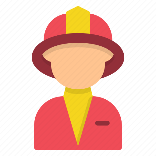 Avatar, man, firefighter, fireman, profession, male icon - Download on Iconfinder