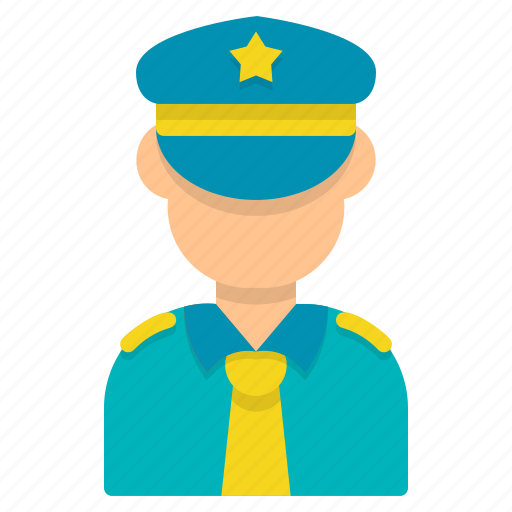 Police, policeman, guard, man, guardian, policemen, avatar icon - Download on Iconfinder
