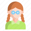 avatar, female, nerd