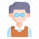 avatar, male, glasses, man