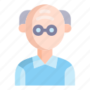 avatar, old, man, user, person