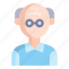 avatar, old, man, user, person 