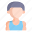 avatar, muscle, man, gym 
