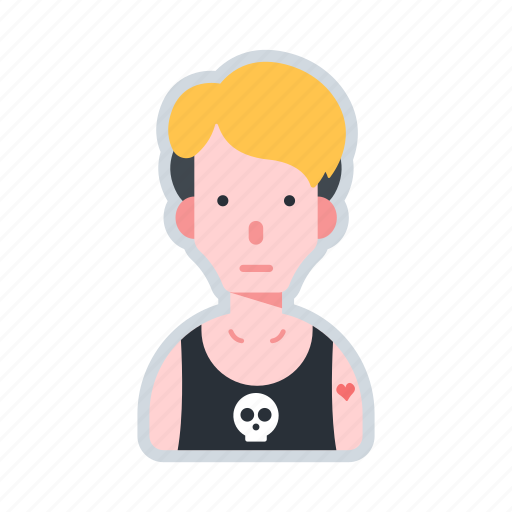 Avatar, character, man, musician, punk icon - Download on Iconfinder