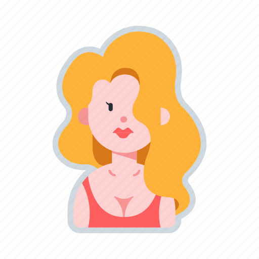 Avatar, blonde, character, sexy, woman icon - Download on Iconfinder
