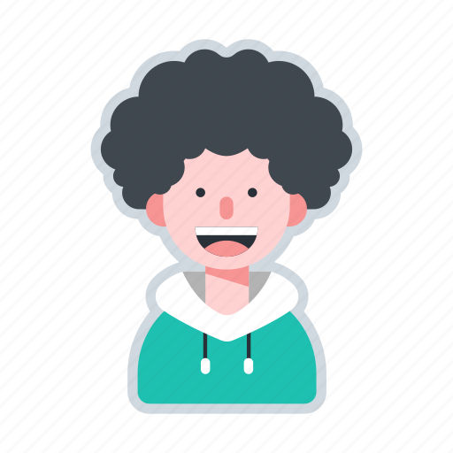 Afro, afro man, avatar, character, fashion, happy icon - Download on Iconfinder