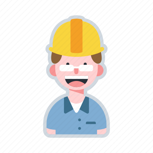 Avatar, character, engineer, mechanical, worker icon - Download on Iconfinder