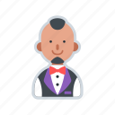 avatar, character, service, uniform, waiter