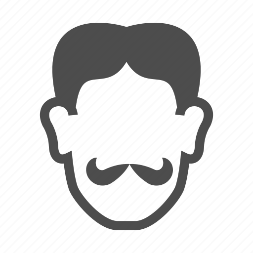 Avatar, face, male avatar, moustache, people, person, user icon - Download on Iconfinder