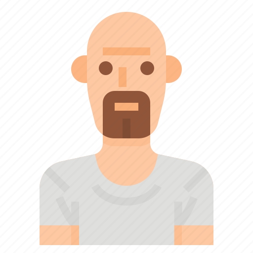 Avatar, bald, beard, man, men, profile, user icon - Download on Iconfinder