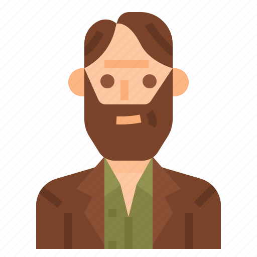 Avatar, beard, men, old, profile, shirt, user icon - Download on Iconfinder