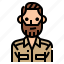 avatar, beard, male, man, men, profile, user 