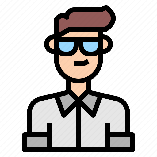 Avatar, boy, glasses, man, people, profile, young icon - Download on Iconfinder