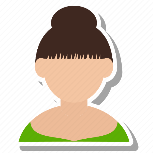 Woman, face, girl, hair, person icon - Download on Iconfinder