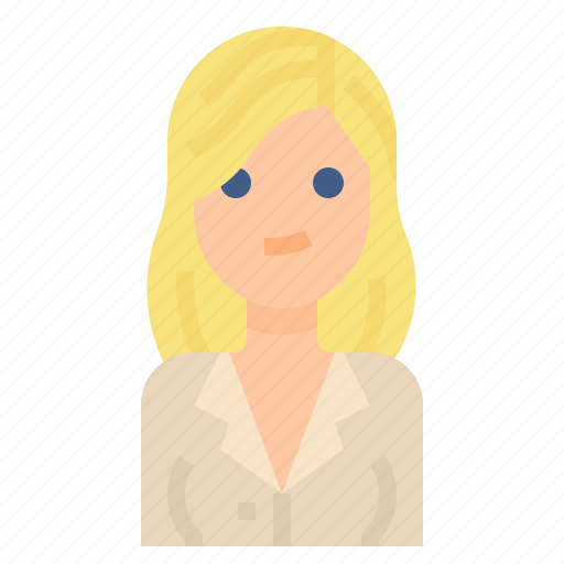 Avatar, blond, business, woman, women icon - Download on Iconfinder