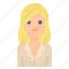 avatar, blond, business, woman, women 