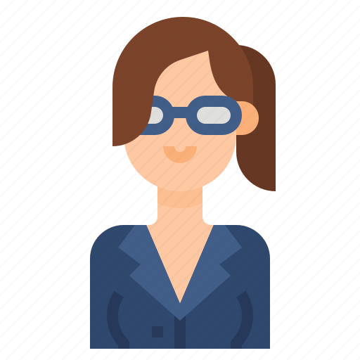Avatar, business, glasses, woman, women icon - Download on Iconfinder