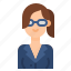 avatar, business, glasses, woman, women 