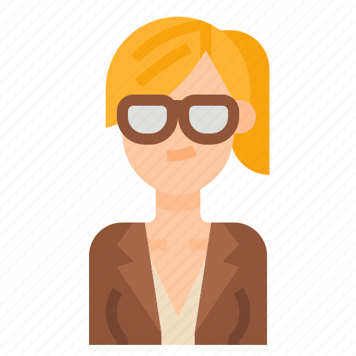 Avatar, business, ponytail, woman, women icon - Download on Iconfinder