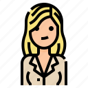 avatar, blond, business, woman, women 