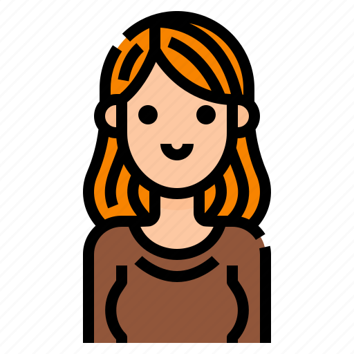 Avatar, hair, long, woman, women icon - Download on Iconfinder