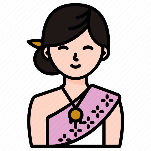 Woman, thailand, traditional, bride, asian, wedding icon - Download on Iconfinder