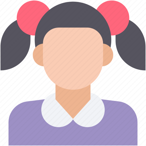 Girl, girl avatar, teenager, teener, young girl icon - Download on Iconfinder
