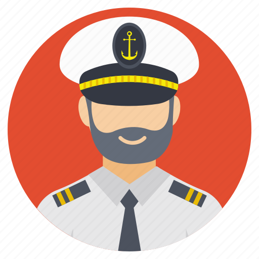 Head of the ship, navy captain, sailing ship, ship captain, shipping head icon - Download on Iconfinder