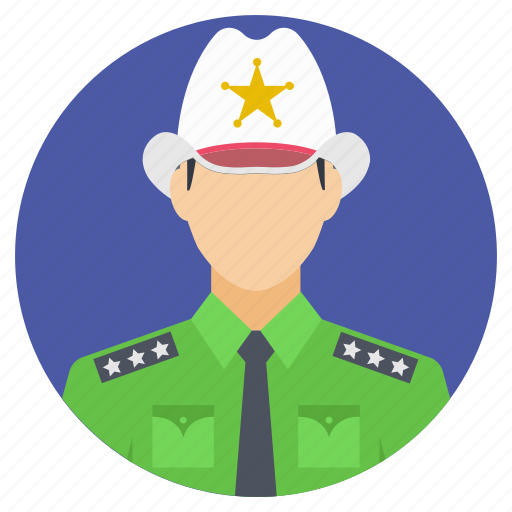 County sheriff, law protector, sheriff of a town, town officer, town sheriff icon - Download on Iconfinder