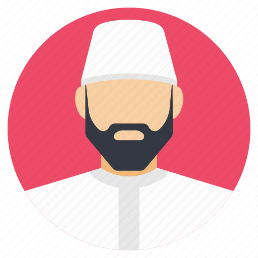 Man with beard, muslim man, religious man, religious representation, representation of islam icon - Download on Iconfinder