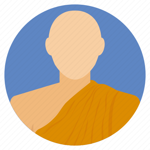 Buddhist monk, medieval monk, monastery, religious profile, religious representative icon - Download on Iconfinder