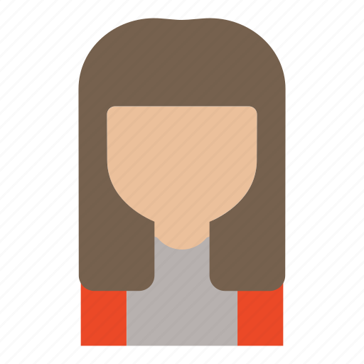 Avatar, brown hair, female, girl, people, person, woman icon - Download on Iconfinder