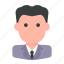 avatar, businessman, manager, people, profile, user 