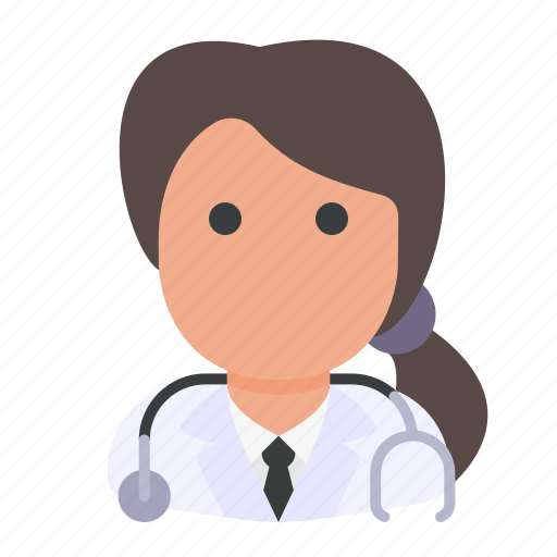 Avatar, doctor, medic, profession, professional, pshysician, woman icon - Download on Iconfinder