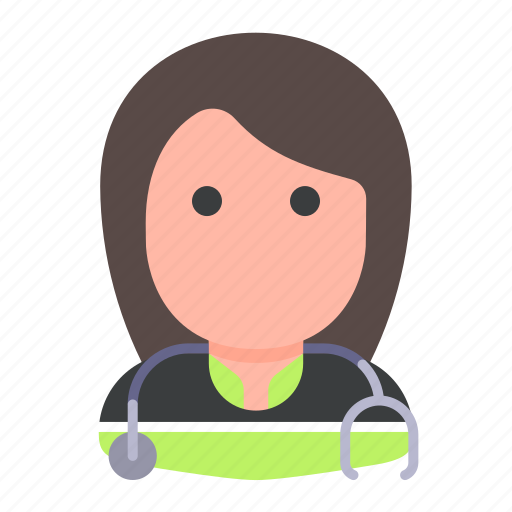 Doctor, paramedic, physician, professional, woman icon - Download on Iconfinder