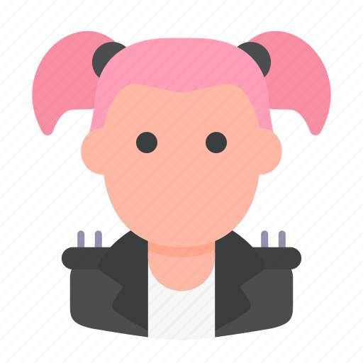 Avatar, people, profile, punk, social, user, woman icon - Download on Iconfinder
