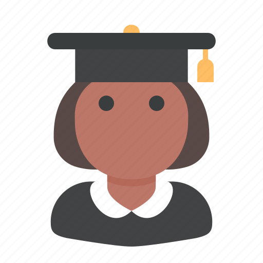 Education, graduated, graduation, school, student, woman icon - Download on Iconfinder