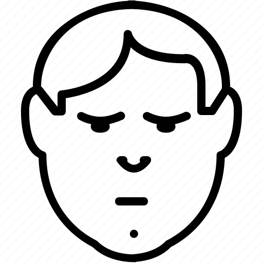Annoyed, avatar, emoticon, pissed, skeptical icon - Download on Iconfinder