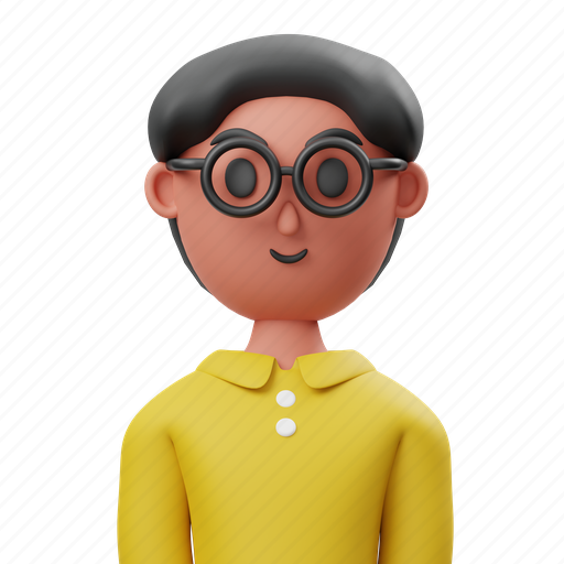 Teacher, avatar, user, profile 3D illustration - Download on Iconfinder