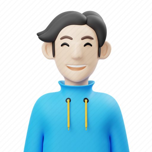 Handsome, boy, avatar 3D illustration - Download on Iconfinder