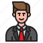 avatar, male, businessman, profile, man 