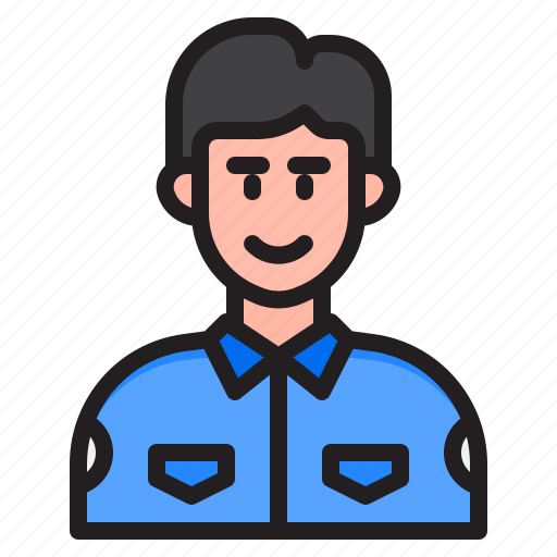 Avatar, man, cop, profile, police icon - Download on Iconfinder