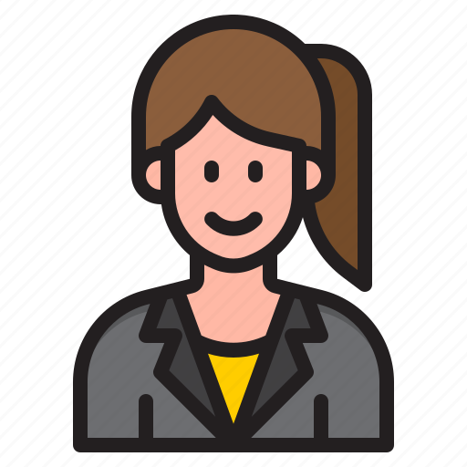 Avatar, office, worker, company, employee, profile, woman icon - Download on Iconfinder