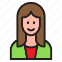 avatar, woman, female, user, profile