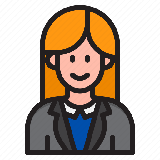 Avatar, woman, office, worker, company, employee, profile icon - Download on Iconfinder