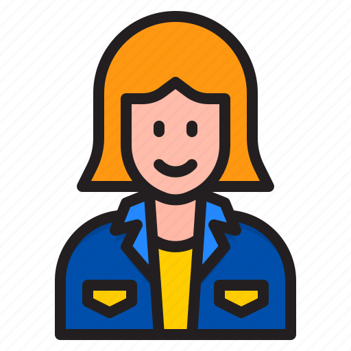 Mechanic, engineer, avatar, profile, woman icon - Download on Iconfinder