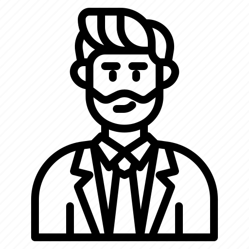 Businessman, user, man, male, avatar icon - Download on Iconfinder